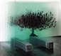 Three-Dimensional Trees Formed with Layers of Painted Glass