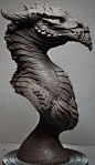 Goliath Dragon Bust Creature Sculpt 1 by AntWatkins on deviantART