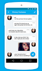 Skype redesign for android L Material on Behance