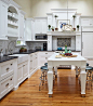 Kitchen. White Kitchen Design. This white kitchen has a classic and timeless design. #WhiteKitchen #Kitchen #ClassicWhiteKitchen