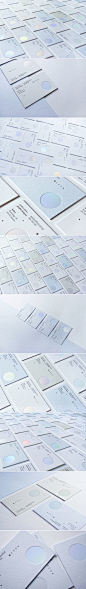 Letterpress & holographic hot-stamping business cards on Behance