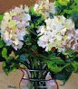 Heart's Harmony Hydrangeas by Texas Flower Artist Nancy Medina, painting by artist Nancy Medina