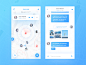 Map Chat App : View on Dribbble