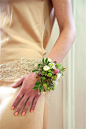 Vintage Wedding Wrist Flower Corsage by Flowers by Kirsty - www.flowersbykirsty.com
