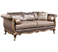 Dobson Bouquet Carved Sofa | 55DowningStreet.com