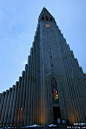 Hallgrímskirkja. 正态分布大教堂. 城市最高点, 天气好的时候, 风景很漂亮.