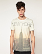 【英国代购】正品ASOS T Shirt With All Over NY Print