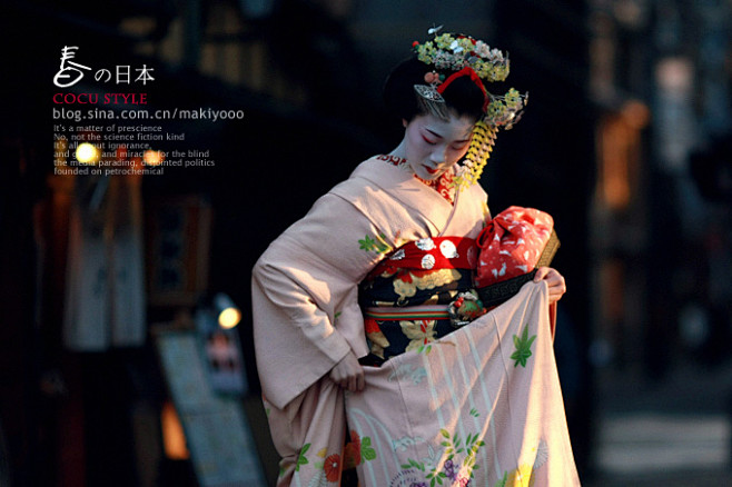 春の日本(三)--京都街头偶遇绝色艺伎