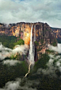  (660×973) 世界上落差最大的瀑布，委内瑞拉的天使瀑布。