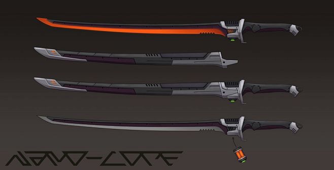 Sci Fi Katana Weapon...