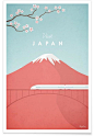 Japan as Premium Poster by Henry Rivers | JUNIQE: 