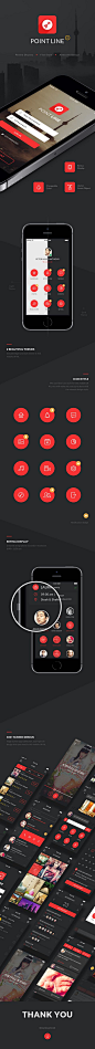 Application ICI J'AI VU by Nathalie Troucelier, via Behance