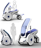 Folding Electric Vehicle, Peng Huashun, future vehicle, green vehicle, green technology, public transport, future urban vehicle: 