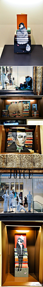[] 电照风行者旧书再生。来自洛杉矶的艺术家Mike Stilkey，为香港精品百货零售店JOYCE的旗舰店进行的全新橱窗设计，以废旧书籍为材料，重新加工绘制出精美的图案，赋予书籍第二次全新生命。来自:新浪微博