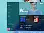 Acrylic Spotify acrylic fluent design ux ui microsoft spotify