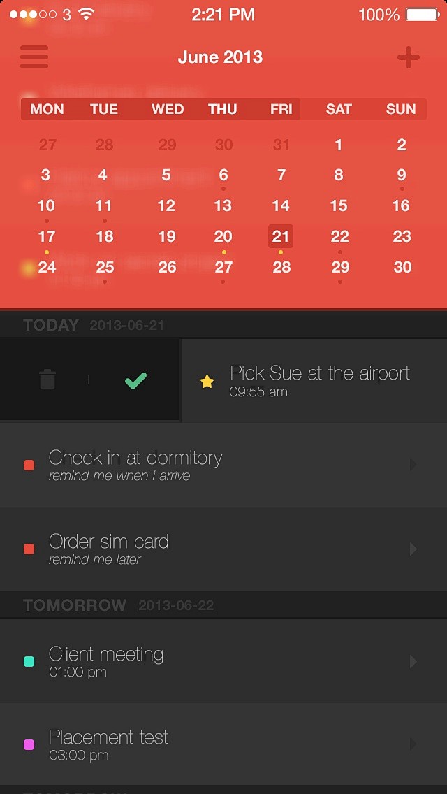 Todo Calendar app