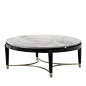 Oscar Marble Top Low Side Table