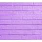 Lavender Painted Brick Wall