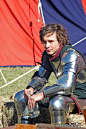 Alexander von Kessell from Lion Rampant resting at last year's Abbey Medieval Festival. Be sure to check out this year's authentic encampment at the Festival on July 7 and 8.: 