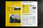 Black and Yellow #Layout #Design #Magazine #Editorial