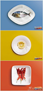 #创意广告#【Ziploc保鲜膜创意广告】有了这样的保鲜膜，还要冰箱干什么？，不过保鲜膜的平面广告还是第一见，挺有创意的呢 ​
