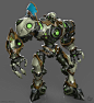 World Destroyer Bot, Thomas Sincich : High Poly Model. Wildstar/Carbine Studios.