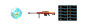 水晶宝珠 M82A1-红龙 1~10年纪念名片全套