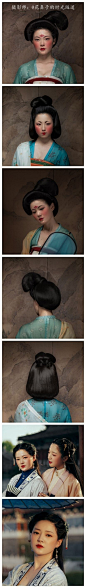 中国风，古典发型<br/>发髻发簪，优雅
