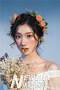 香港新时代学院的化妆造型作品《白纱新娘造型》