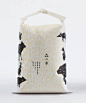akaoni Design设计的日本大米包装设计，简约大方