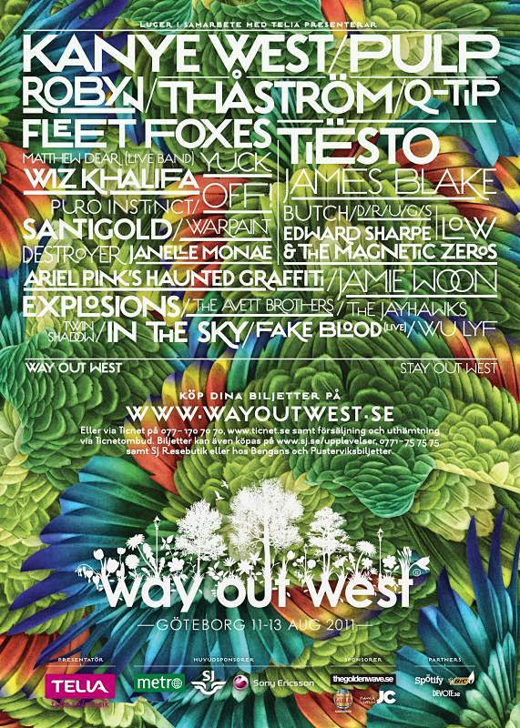 Way Out West 2011海报设...