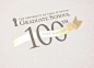 100th Year Anniversary Logo by Maggie Sanchez, via Behance: 