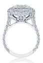 Huge engagement ring from the Royal T collection by Tacori | My Diamonds | Pinterest@北坤人素材