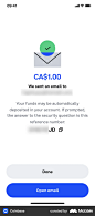 Coinbase Cashing out screen