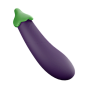 Eggplant 3D Illustration