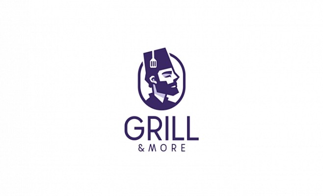 Grill & More餐厅品牌形象视觉...