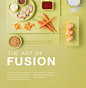 The Art Of Fusion - Campaign Content Roll Out : We wanted to present Ocean Basket’s Meditterasian Sushi as food art at its finest and needed the art direction to be as unique as its flavours. To do this, we portrayed the new menu items as a sensory explos