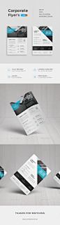 Corporate Flyers Template PSD #design Download: http://graphicriver.net/item/corporate-flyers/13736788?ref=ksioks: 