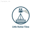 标志说明：国外新成立的电影公司标志。船帆设计成照相机的三脚架。