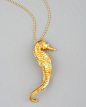 Gold Seahorse necklace