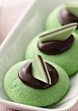 Chocolate-Mint Thumbprints