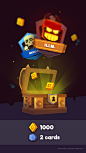 Spooky Merge Game UI, reward screen