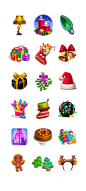 gift Icon Christmas newyear winter Holiday bells