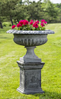 Daventry Cast Iron Pedestal in Lead by Campania International