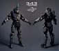 Halo Suit - Fotus - Highpoly by polyphobia3d