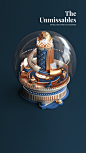 YOOX: Make a Wish : Make a Wish is Yoox international campaign for the christmas season 2017. Illustrated by Peter Tarka, five snow globes were created to showcase, in an abstract way, feature presents you can find at Yoox: the likeables, the desirables, 