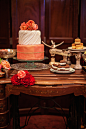 Vintage sewing machine dessert table display | Urban Safari Photography | see more on: http://burnettsboards.com/2014/09/four-seasons-denver-wedding/