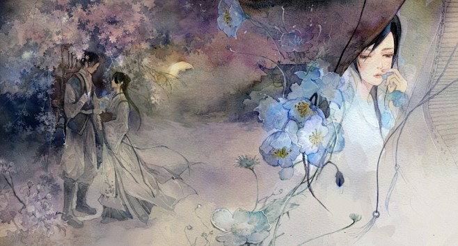沧月《花镜·蓝罂粟》，ENO绘

