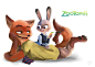 ZOOTOPIA~#JUDY#&#NICK##疯狂动物城##ZOOTOPIA##迪士尼动画##原创手绘# #同人##3D电影##插画##人设##漫画##朱迪##尼克#