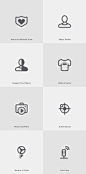 Game Icons by s-pov , via Behance